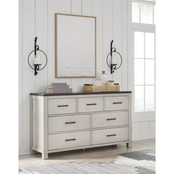 Farmhouse Two-Tone Dresser  |  Dressers Bedroom Dressers