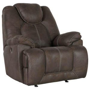 Faux Leather Power Rocker Recliner  |  Recliners Living Room Recliners