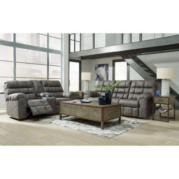 Faux Leather Reclining Loveseat With Console  |  Reclining Loveseats Living Room Reclining Loveseats