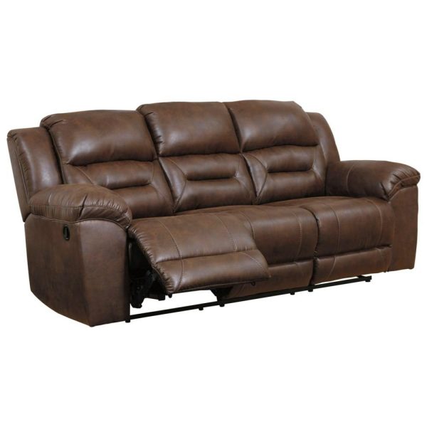 Faux Leather Reclining Sofa  |  Sofas Living Room Sofas