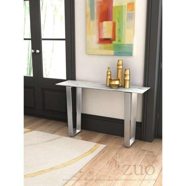 Faux Marble Console Table  |  Sofa Tables Living Room Sofa Tables