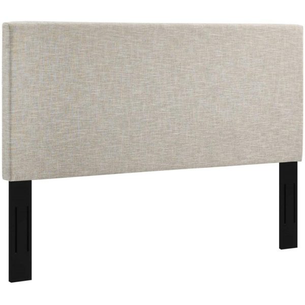 Full / Queen Upholstered Linen Fabric Headboard  |  Headboards Bedroom Headboards