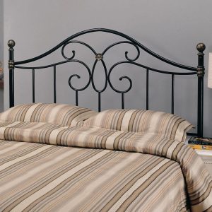 Full/Queen Black Metal Headboard  |  Headboards Bedroom Headboards