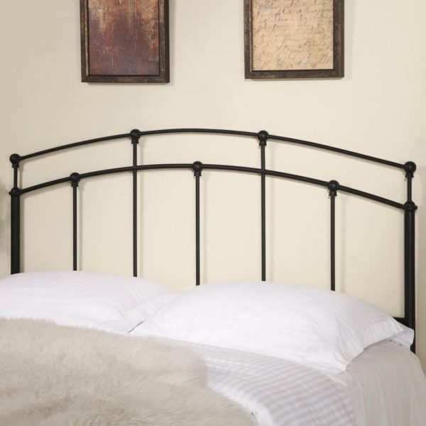 Full/Queen Black Metal Headboard  |  Headboards Bedroom Headboards