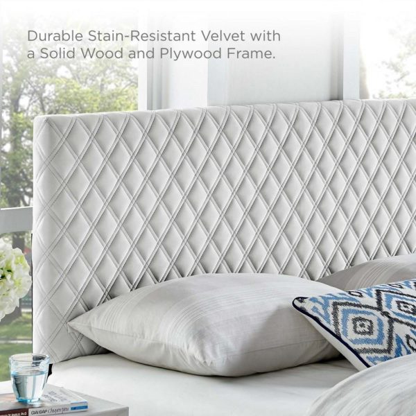 Full/Queen Performance Velvet Headboard  |  Headboards Bedroom Headboards