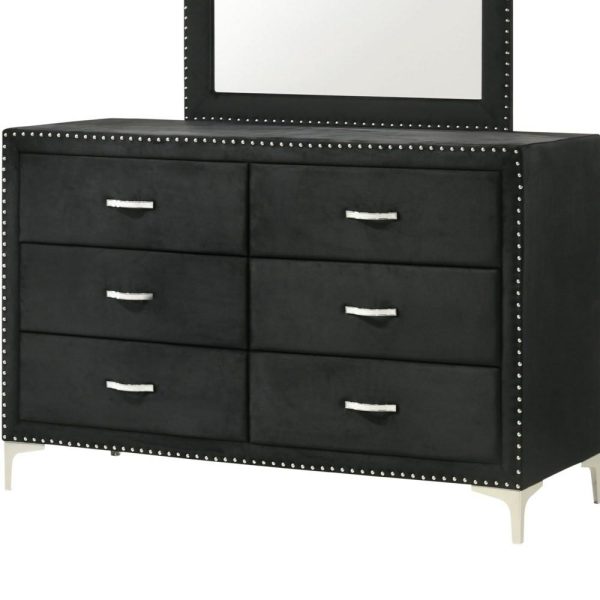 Glam 6-Drawer Dresser  |  Mirrored Dressers Bedroom Mirrored Dressers