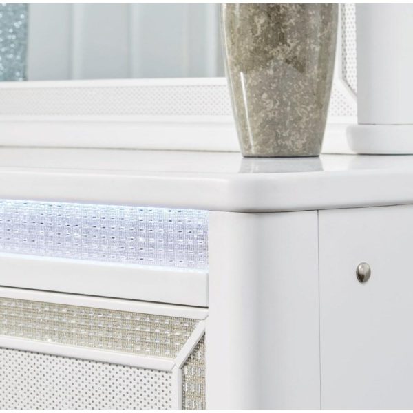 Glam Dresser And Mirror  |  Mirrored Dressers Bedroom Mirrored Dressers