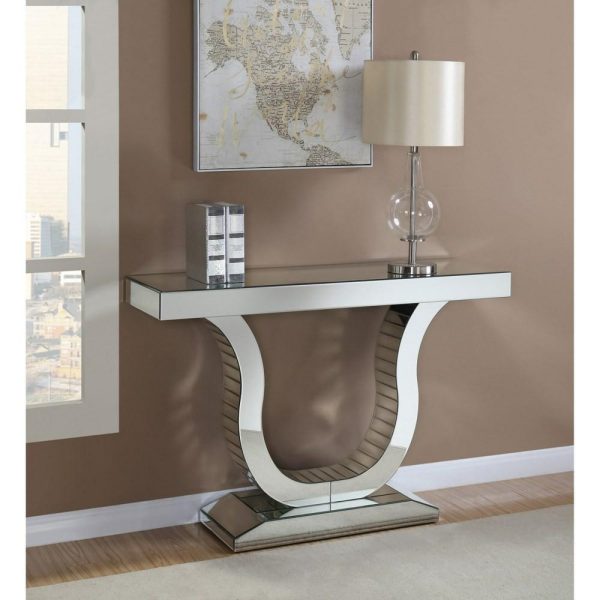 Glam Mirrored Console Table  |  Sofa Tables Living Room Sofa Tables