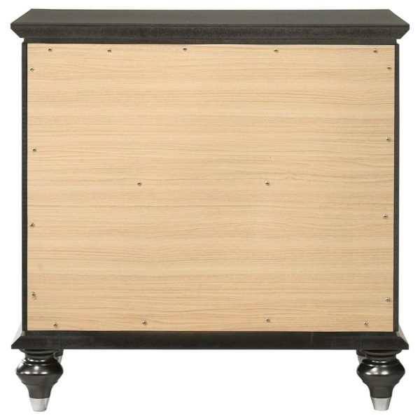 Glam Nightstand With Two Drawers  |  Nightstands Bedroom Nightstands