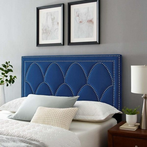 Greta Performance Velvet King/California King Headboard  |  Headboards Bedroom Headboards