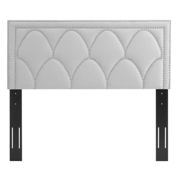 Greta Performance Velvet Twin Headboard  |  Headboards Bedroom Headboards