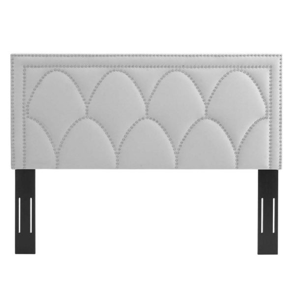 Greta Performance Velvet Twin Headboard  |  Headboards Bedroom Headboards