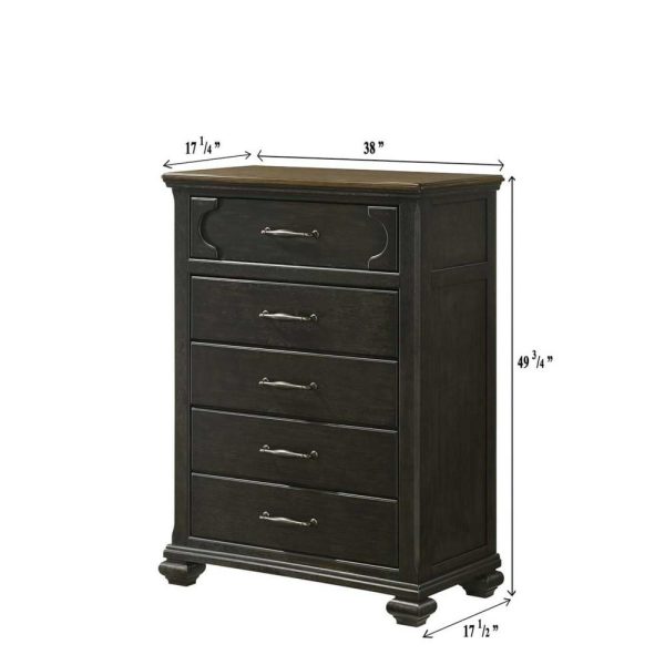 Hamilton Transitional 5-Drawer Bedroom Chest  |  Chest Of Drawers Bedroom Chest Of Drawers