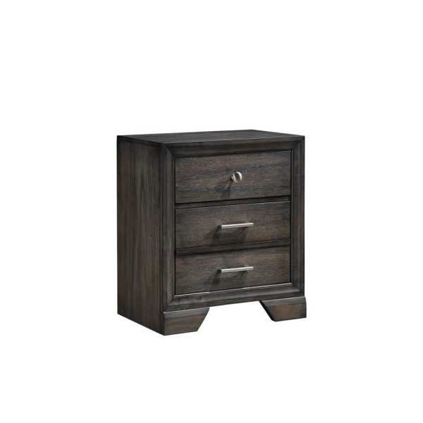 Jaymes Transitional 2-Drawer Nightstand  |  Nightstands Bedroom Nightstands