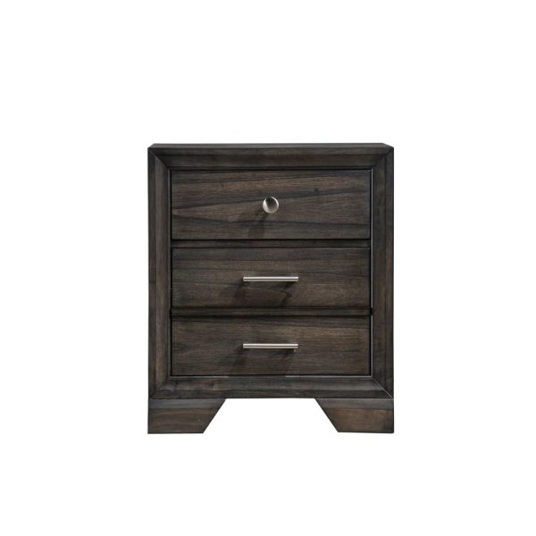 Jaymes Transitional 2-Drawer Nightstand  |  Nightstands Bedroom Nightstands