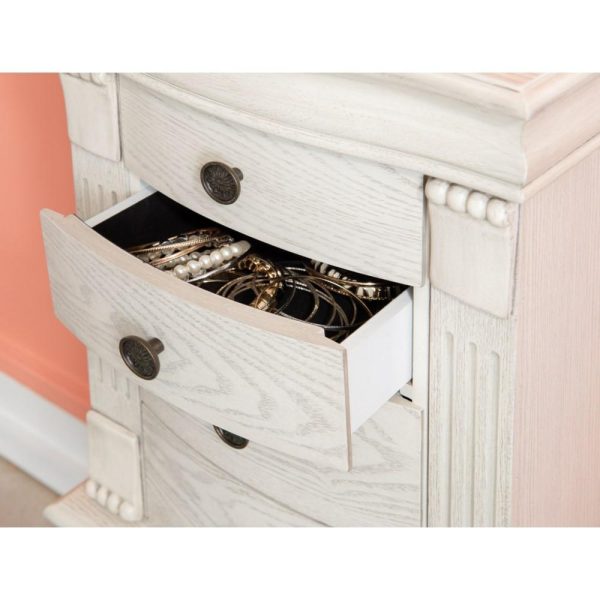 Jewelry Armoire – Off White  |  Jewelry Armoires Bedroom Jewelry Armoires