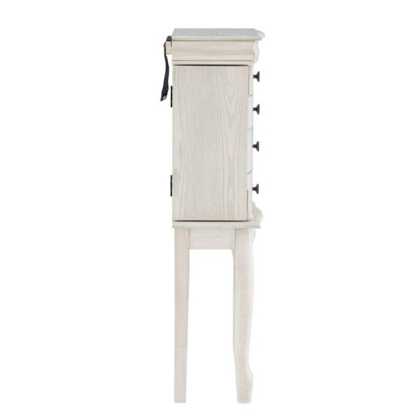 Jewelry Armoire – Off White  |  Jewelry Armoires Bedroom Jewelry Armoires