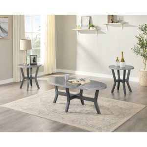 Judson 3-Piece Contemporary Cocktail Set  |  Occasional Table Sets Living Room Occasional Table Sets