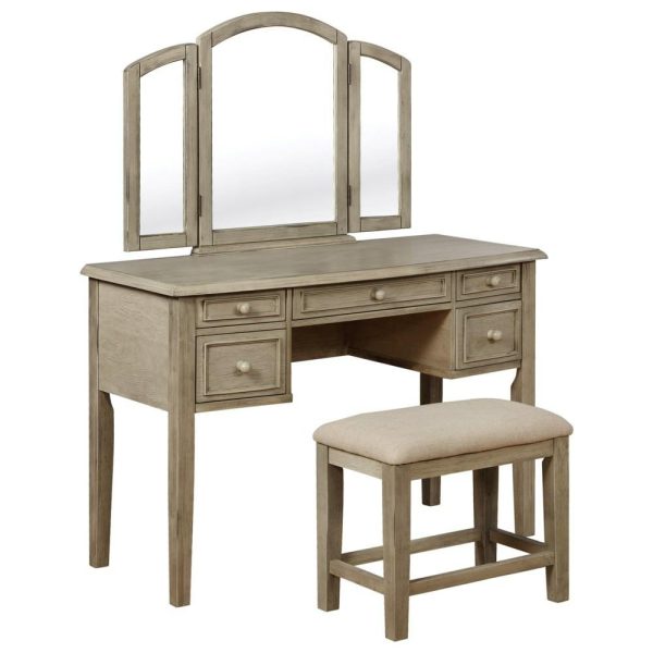 Kara Vanity And Stool  |  Makeup Vanities Bedroom Makeup Vanities