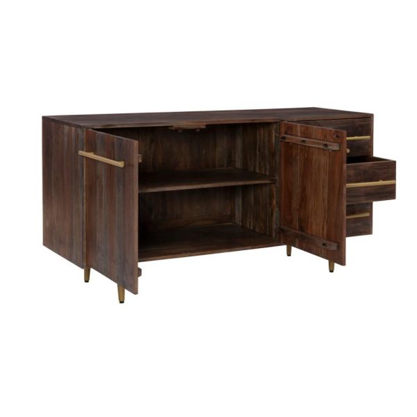 Keavy Acacia Wood Console  |  Accent Cabinets Accent Cabinets Accent Cabinets