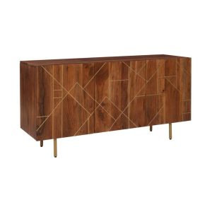 Khloe Acacia Wood Console  |  Accent Cabinets Accent Cabinets Accent Cabinets