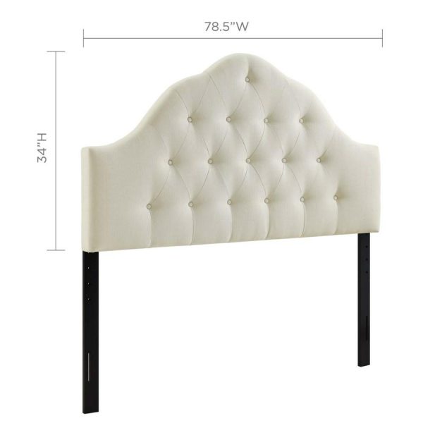 King Upholstered Fabric Headboard  |  Headboards Bedroom Headboards