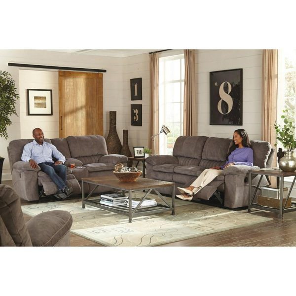 Lay Flat Reclining Console Loveseat  |  Reclining Loveseats Living Room Reclining Loveseats