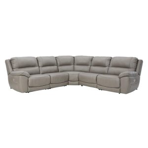 Leather Match 5-Piece Power Reclining Sectional  |  Sectional Sofas Living Room Sectional Sofas