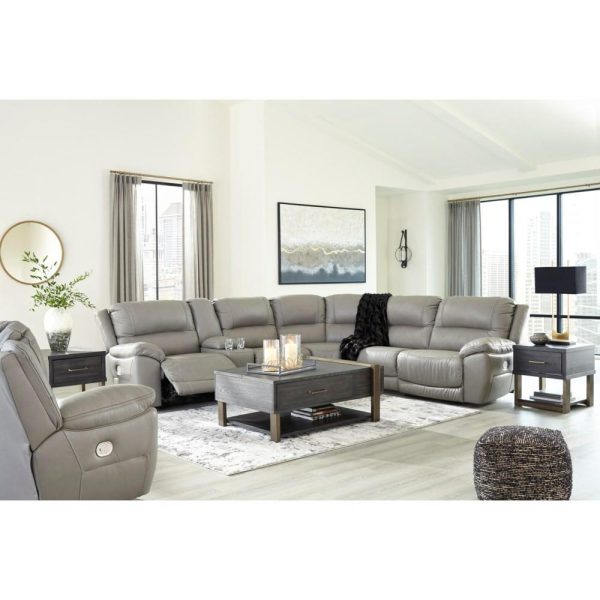 Leather Match 6-Piece Power Reclining Sectional  |  Sectional Sofas Living Room Sectional Sofas