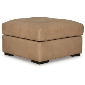 Leather Match Oversized Accent Ottoman  |  Ottomans Living Room Ottomans