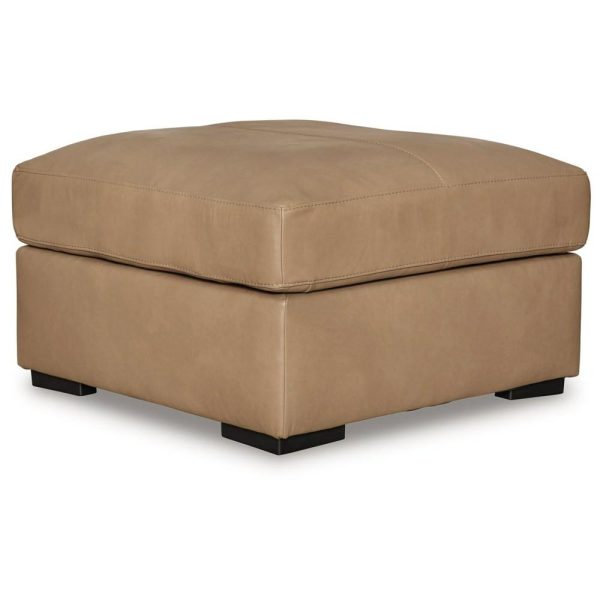 Leather Match Oversized Accent Ottoman  |  Ottomans Living Room Ottomans