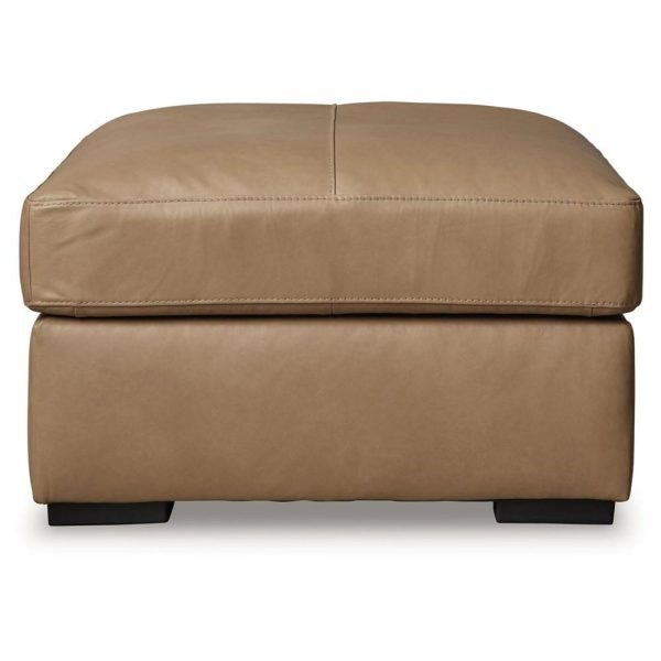 Leather Match Oversized Accent Ottoman  |  Ottomans Living Room Ottomans