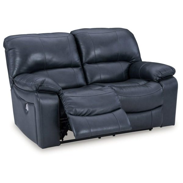 Leather Match Power Reclining Loveseat  |  Reclining Loveseats Living Room Reclining Loveseats