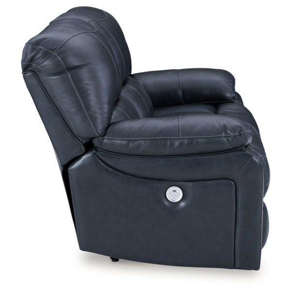 Leather Match Power Reclining Loveseat  |  Reclining Loveseats Living Room Reclining Loveseats