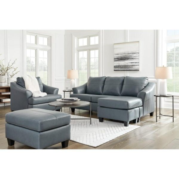 Leather Match Sofa Chaise  |  Sectional Sofas Living Room Sectional Sofas