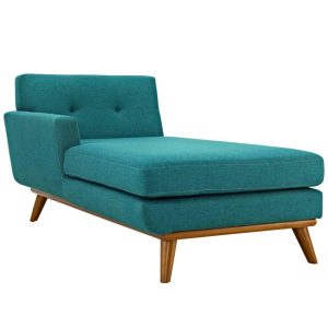 Left-Facing Upholstered Fabric Chaise  |  Chaises Chaises Chaises