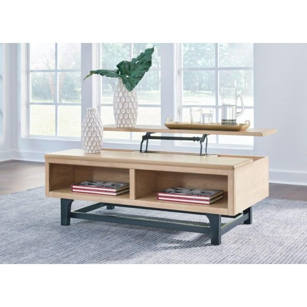 Lift-Top Coffee Table With Elm Veneer  |  Coffee Tables Coffee Tables Coffee Tables