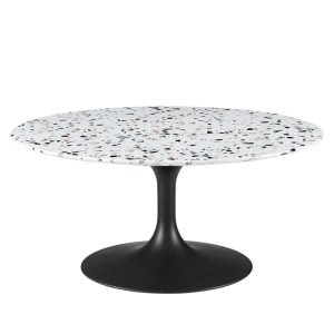 Lippa 36″ Round Terrazzo Coffee Table  |  Coffee Tables Coffee Tables Coffee Tables