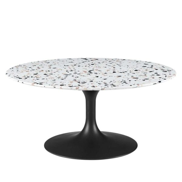 Lippa 36″ Round Terrazzo Coffee Table  |  Coffee Tables Coffee Tables Coffee Tables