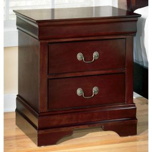 Louis Philippe 2-Drawer Nightstand  |  Nightstands Bedroom Nightstands