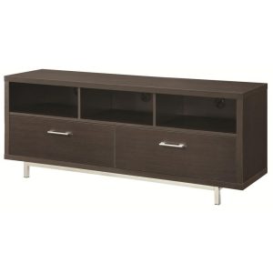 Low Tv Console W/ Metal Base  |  Tv Stands Living Room Tv Stands