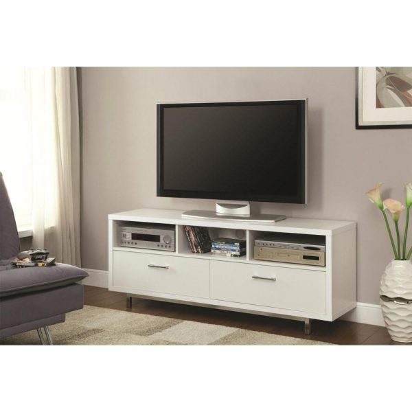 Low Tv Console W/ Metal Base  |  Tv Stands Living Room Tv Stands