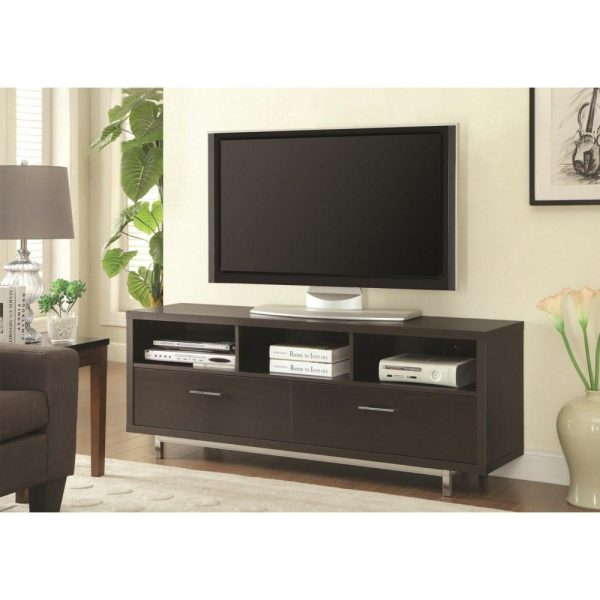 Low Tv Console W/ Metal Base  |  Tv Stands Living Room Tv Stands