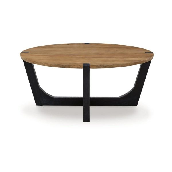 Mango Solid Wood Round Coffee Table  |  Coffee Tables Coffee Tables Coffee Tables