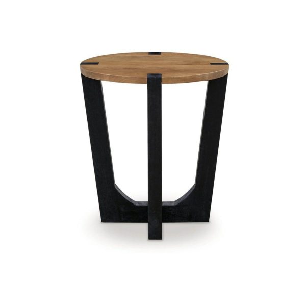 Mango Solid Wood Round End Table  |  End & Side Tables End & Side Tables End & Side Tables