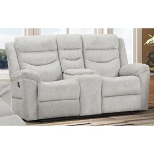 Manual Reclining Loveseat W/ Console  |  Reclining Loveseats Living Room Reclining Loveseats