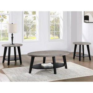 Mathis 3-Piece Contemporary Cocktail Set  |  Occasional Table Sets Living Room Occasional Table Sets