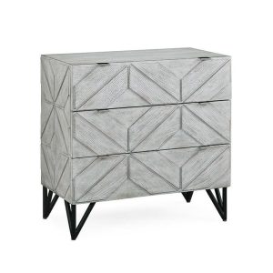 Mid-Century Modern 3-Drawer Accent Chest  |  Accent Cabinets Accent Cabinets Accent Cabinets