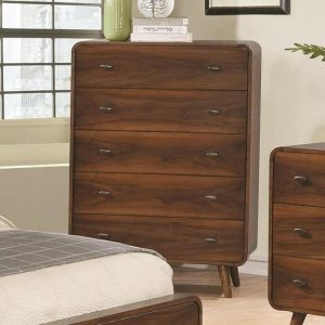 Mid-Century Modern 5 Drawer Chest  |  Chest Of Drawers Bedroom Chest Of Drawers