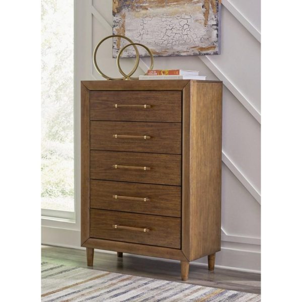 Mid-Century Modern 5-Drawer Chest  |  Chest Of Drawers Bedroom Chest Of Drawers